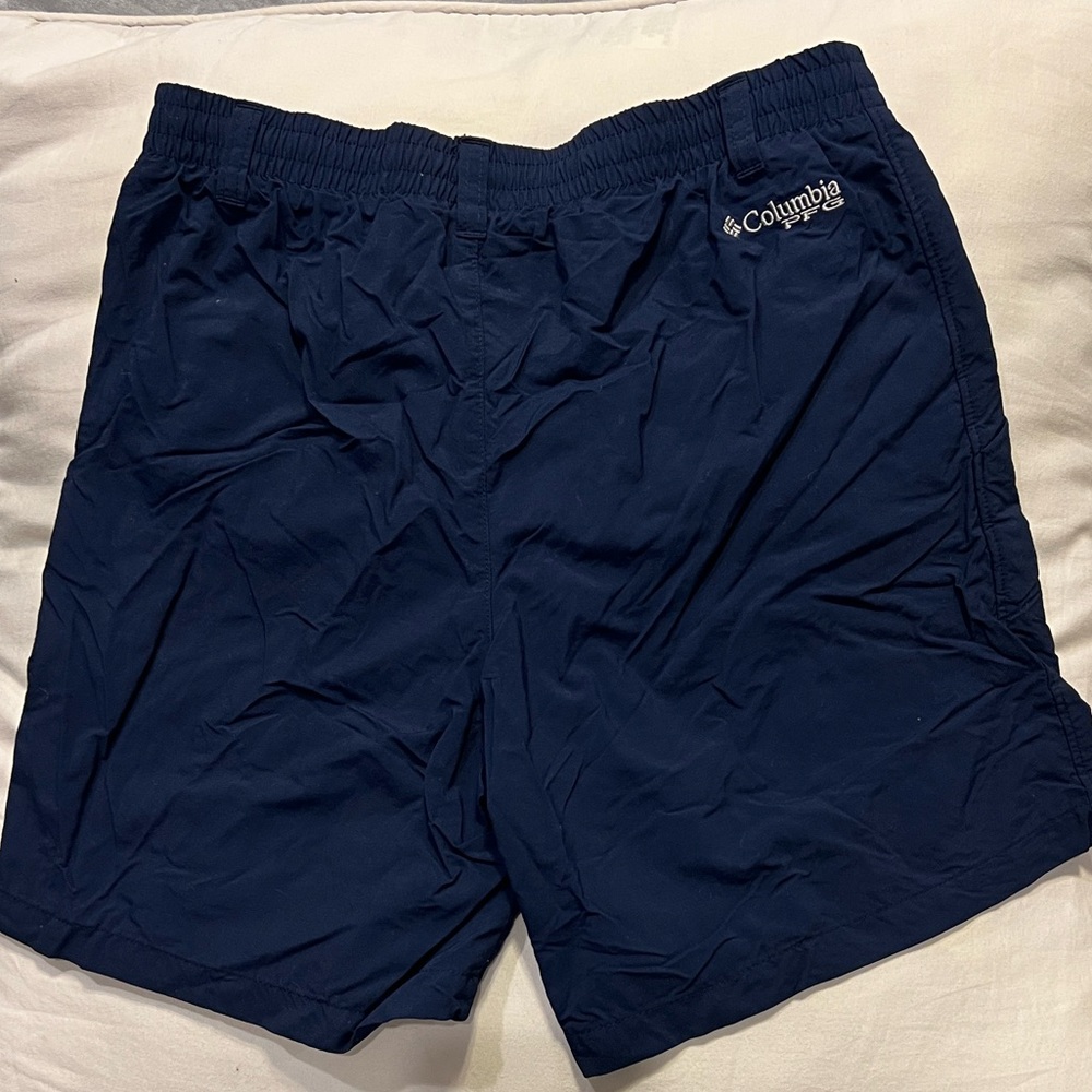 Columbia PFG Boys Omni-shade Navy Shorts